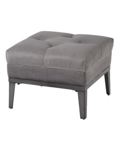 Belgravia Button Square Ottoman Stool